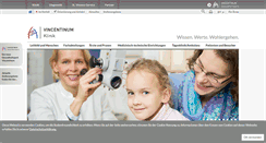 Desktop Screenshot of klinik-vincentinum.de