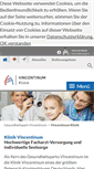 Mobile Screenshot of klinik-vincentinum.de